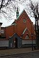 Außenansicht der Klosterkirche der Seraphischen Schwestern in Auschwitz