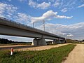 LGV Rhin-RhôneOuvrage de franchissement de la Saône. Vue partielle