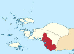 Reggenza di Sorong Meridionale – Mappa