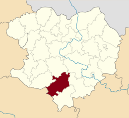 Distretto di Lozova – Mappa