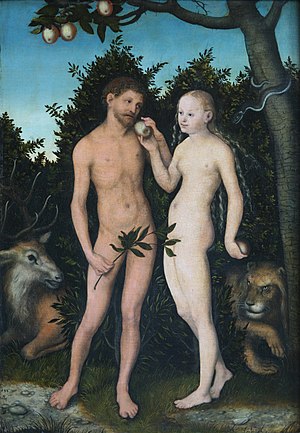 Lucas Cranach the Elder (1472-1553): Adam and ...