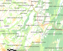 Miribel-les-Échelles - Localizazion