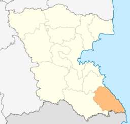 Tsarevo kommune i provinsen Burgas