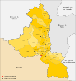 Mappa della diocesi