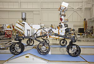 Mars Rover Curiosity, Right Side View