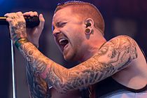 Matty Mullins auf dem With Full Force (2014).