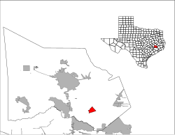 Location of Porter Heights, Texas