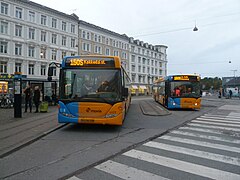 Station de bus.