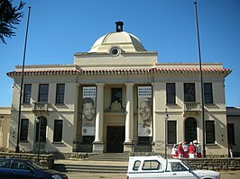Nelson Mandela Museum in het centrum van Mthatha