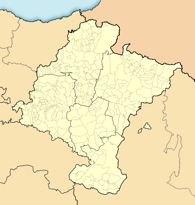 Mapa de localización Navarra