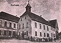 Früheres Rathaus an der Hauptstraße, zerstört März 1945 (Aufn. 1905)