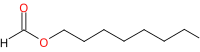 Octyl methanoate.svg