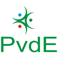 Oud logo van de PvdE