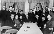 Meeting of the Saimaan Kameraseura photoclub on January 28, 1946 in Lappeenranta, Finland Photoclub Saimaan Kameraseura January 28th 1946.jpg