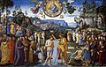 Pietro Perugino: L batismo de Cristo, ca. 1481-83. Capielha Sistina