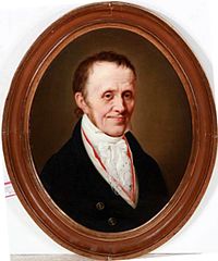 Portræt af skræddermester Johan Jacob Schlegel, (1822)