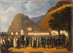 Franse soldate in Algerië in 1847