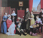 Portret van de familie Begas