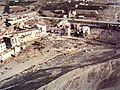 Picture show by flood damage in Puerto Lumreras on October, 1973