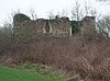 Ruines de l'ancienne chapelle du château de Bouxthay sises chaussée de Brunehaut