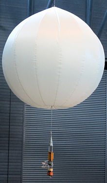 Vega balloon probe on display at the Udvar-Hazy Center of the Smithsonian Institution Russian "Vega" balloon mission to Venus on display at the Udvar-Hazy museum.jpg