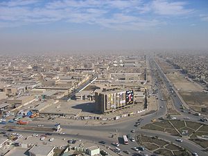Overhead view of Sadr City