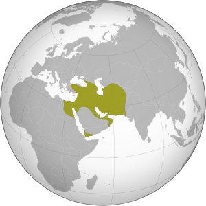 Extent of the Sasanian Empire in 621
