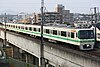 A refurbished Sendai Subway 1000 series train in 2008