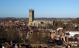 Warwick mit Kollegiatkirche St Mary
