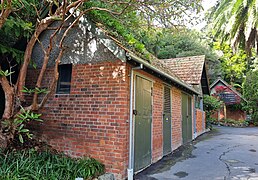 Historic stables in the garden