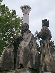 I. István és Gizella szobra Szegeden