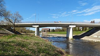 Priekyje už tilto – užtvanka