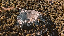 Mount Gulluk-Termessos National Park in Antalya Termessos Ancient City Theatre.jpg