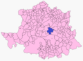 Розташування муніципалітету у провінції Касерес