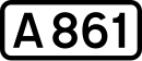 A861 road