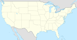 Poloha mesta na mape USA