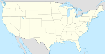 Map of United States showing debate locations