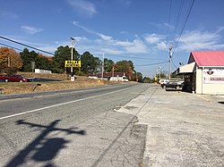 U.S. Route 411 in Tennga, Georgia, October 2016