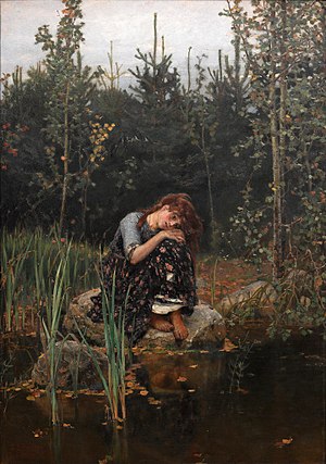 Viktor Vasnetsov. Alenushka.1881 Oil on canvas...