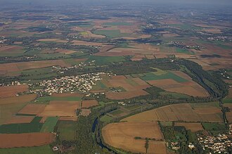 Vue aérienne de Sciecq