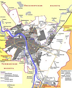 Poziția localității Pskov