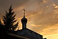 Спасо-Преображенская церковь на закате