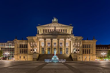 Konzerthaus Berlin at night (2015)