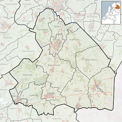 Location map Netherlands Drenthe