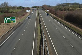 A43 op de Brackley Bypass