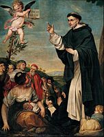 Vicente Ferrer santua predikatzen, 1644-1645, Fundación Banco Santander.
