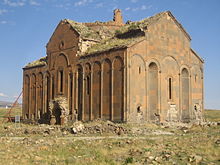 The Cathedral of Ani, one of the founders of the Gothic style of architecture. Ani-Cathedral, Ruine.jpeg