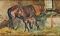 Mare and her foal (Madonna dell Arco, 1908)