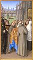 Funerale di Federico III d'Aragona con frati domenicani (1501-1504, Biblioteca nazionale di Francia, Lat. 10532).
