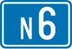 National Route 6 shield}}